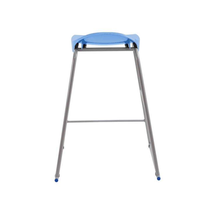 Stołek laboratoryjny Titan, jednoczęściowe polipropylenowe siedzisko