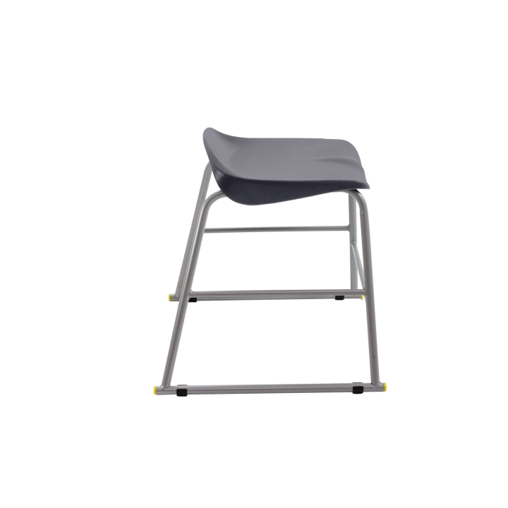 Stołek laboratoryjny Titan, jednoczęściowe polipropylenowe siedzisko