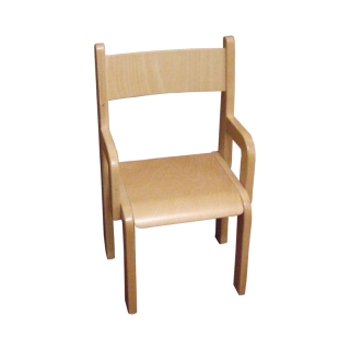 Krzesło przedszkolne Miś z podłokietnikami - Certyfikat jakości