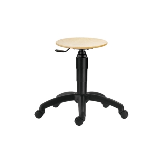 Taboret warsztatowy obrotowy TO-S, siedzisko sklejka