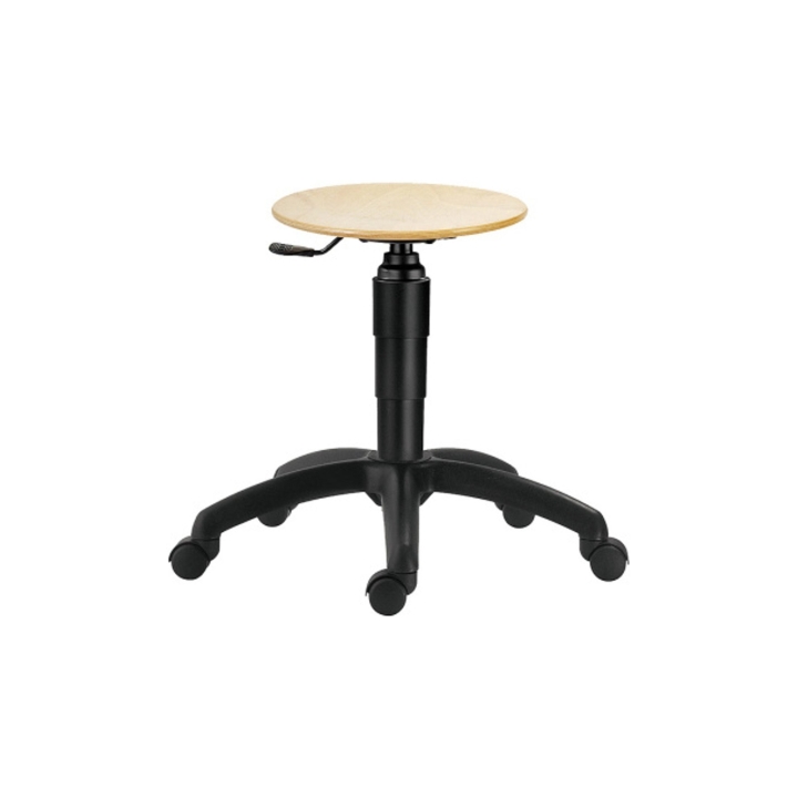 Taboret warsztatowy obrotowy TO-S, siedzisko sklejka