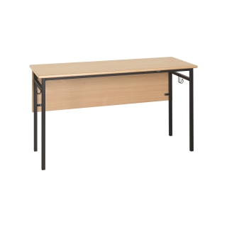 Stół szkolny Skrzat 2-os z maskownicą | Certyfikowane meble szkolne