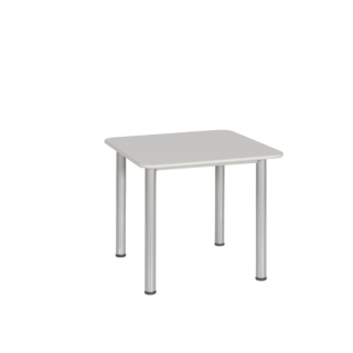 Stół kwadratowy 80x80 regulacja wysokości, zaokrąglone i wzmocnione brzegi