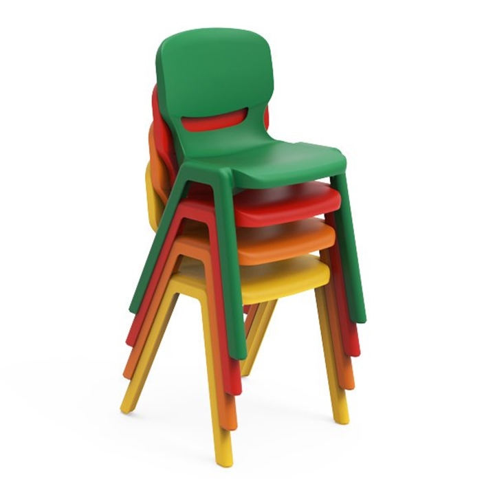 Krzesło szkolne Ergos z polipropylenu | Wyposażenie szkół i placówek edukacyjnych