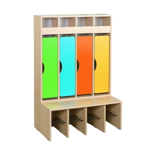 Szatnia do przedszkola Przedszkolak C4D, szafka, półka na buty