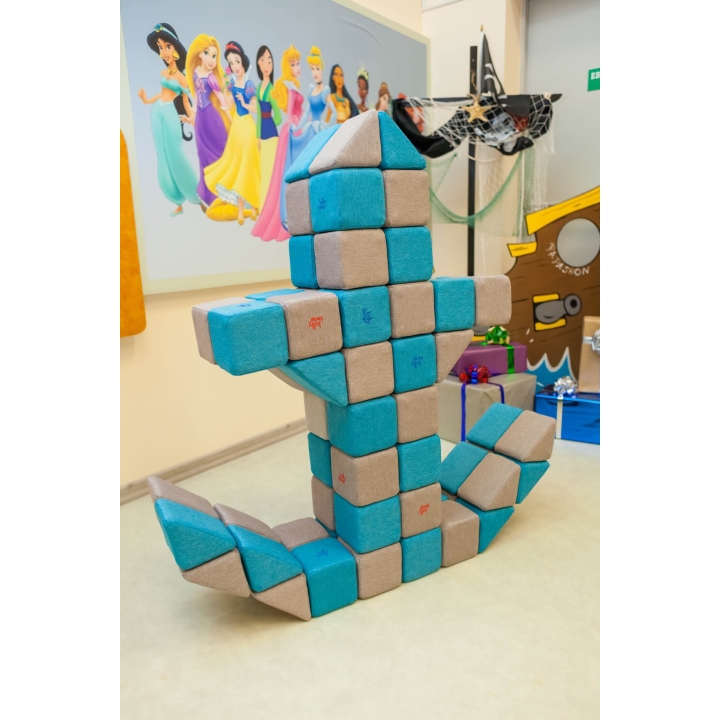 Klocki magnetyczne Jolly Heap Creative 100 szt.