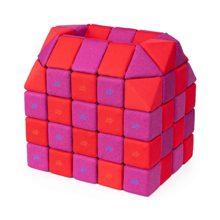 Klocki magnetyczne Jolly Heap Creative 100 szt.