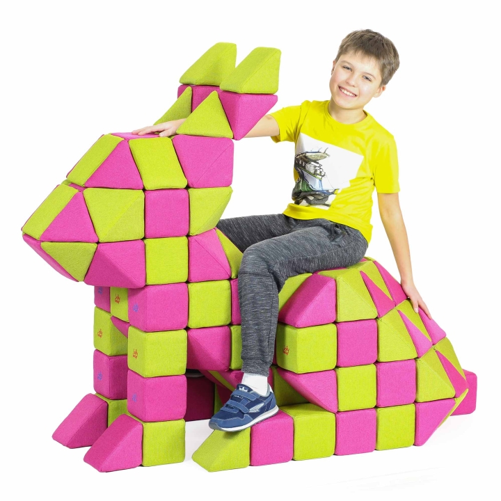 Klocki magnetyczne Jolly Heap Joy 150 szt.