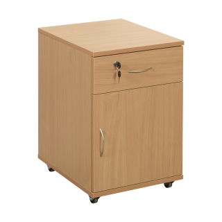 Kontenerek GK2 szafka na kółkach z szufladą i szafką zamykanymi na klucz