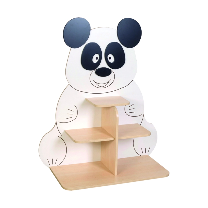 Kącik Panda, półka na książki i zabawki, idealna do przedszkoli i żłobków