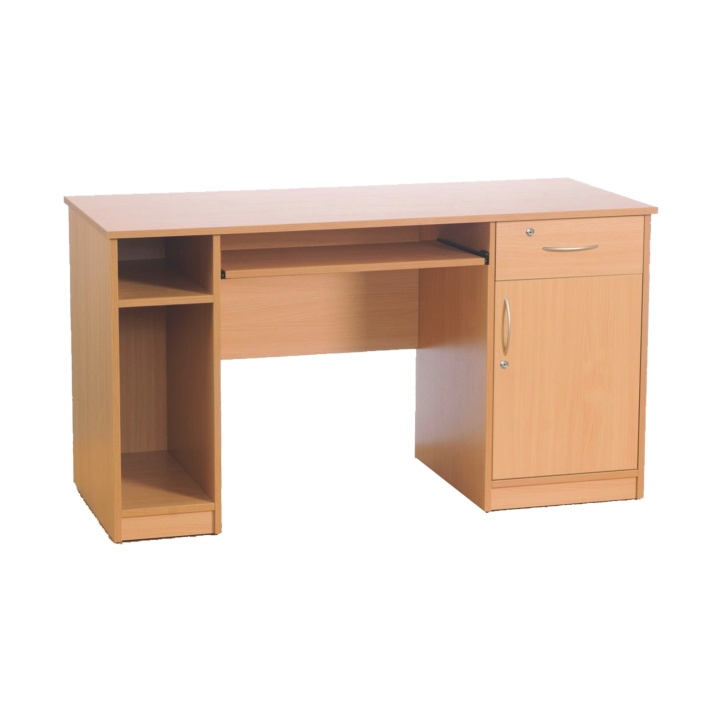 Biurko A2 140x60, półka na komputer, certyfikowany producent mebli biurowych