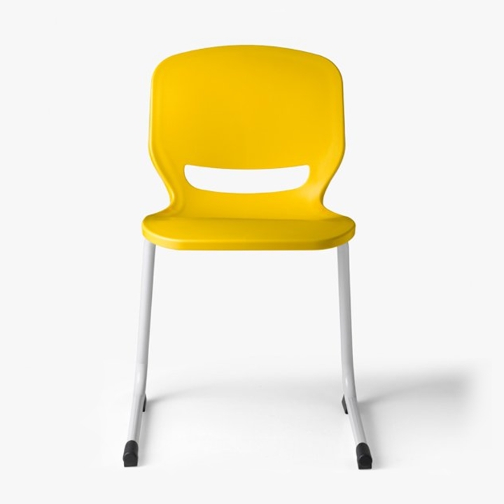 Krzesło szkolne Ergos Shell Pole z polipropylenu | Meble i pomoce dydaktyczne