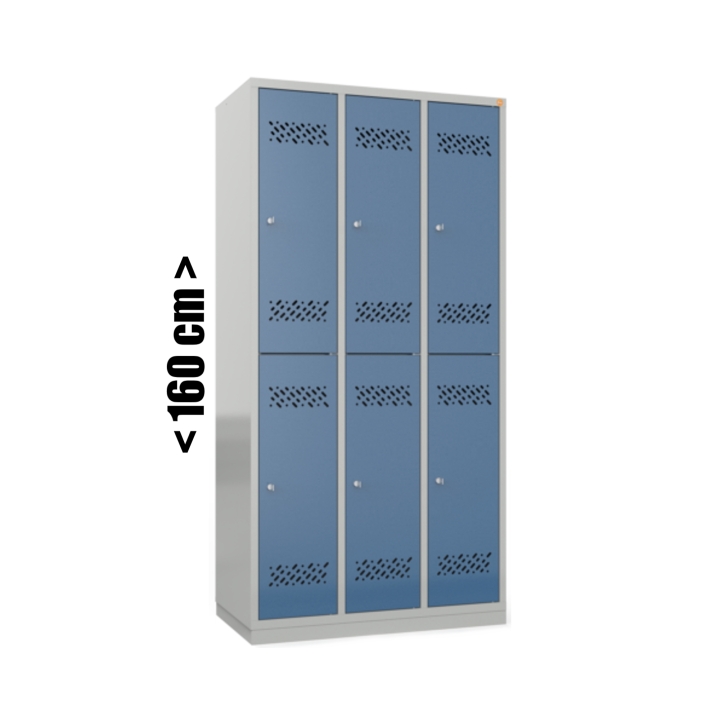 Szafka szkolna metalowa K-400 - wys. 160