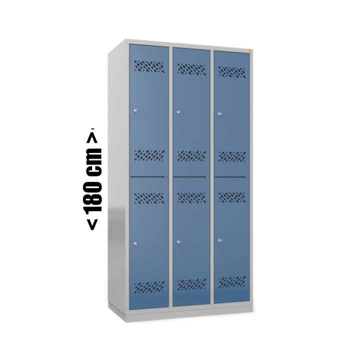 Szafka szkolna metalowa K-400 - wys. 180