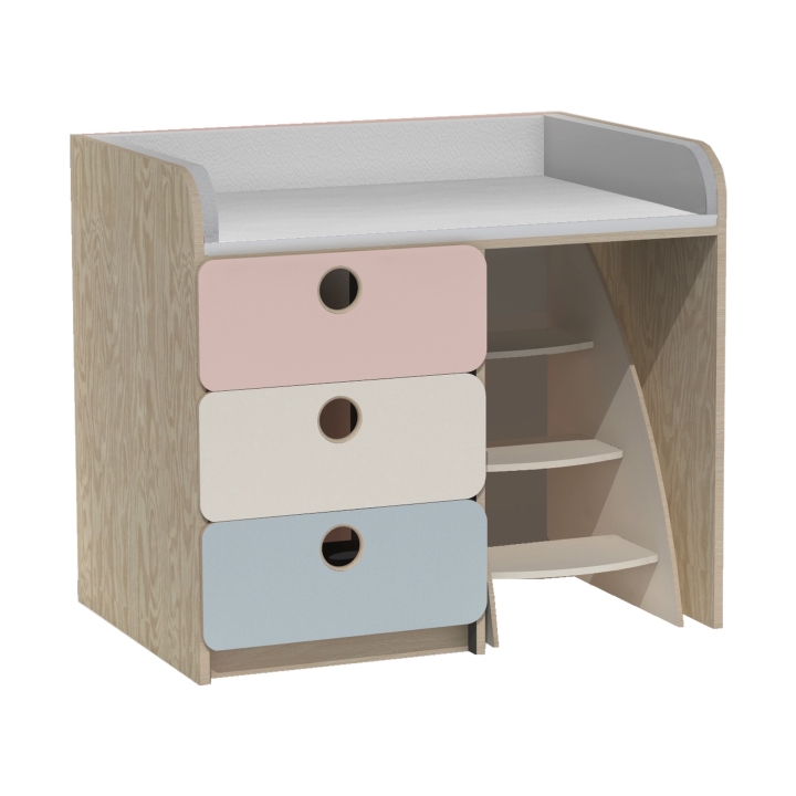 Regał przewijak MN09 dla żłobków oraz przedszkoli