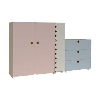 Szafa na łóżeczka MN12 dla żłobków oraz przedszkoli