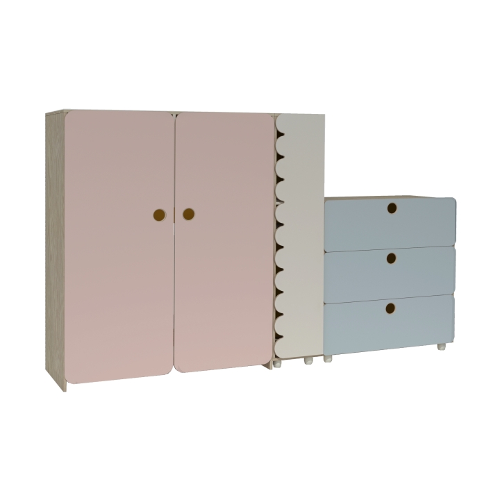 Szafa na łóżeczka MN12 dla żłobków oraz przedszkoli