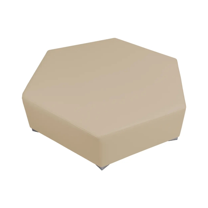 Siedzisko sześciobok Emi, strefa wypoczynku dla dzieci, piankowe siedzisko