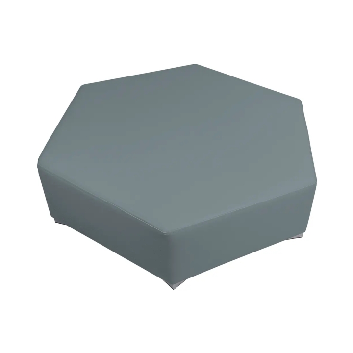 Siedzisko sześciobok Emi, strefa wypoczynku dla dzieci, piankowe siedzisko