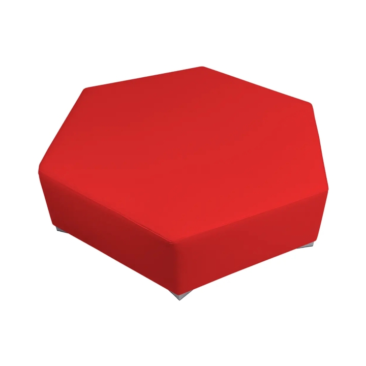 Siedzisko sześciobok Emi, strefa wypoczynku dla dzieci, piankowe siedzisko