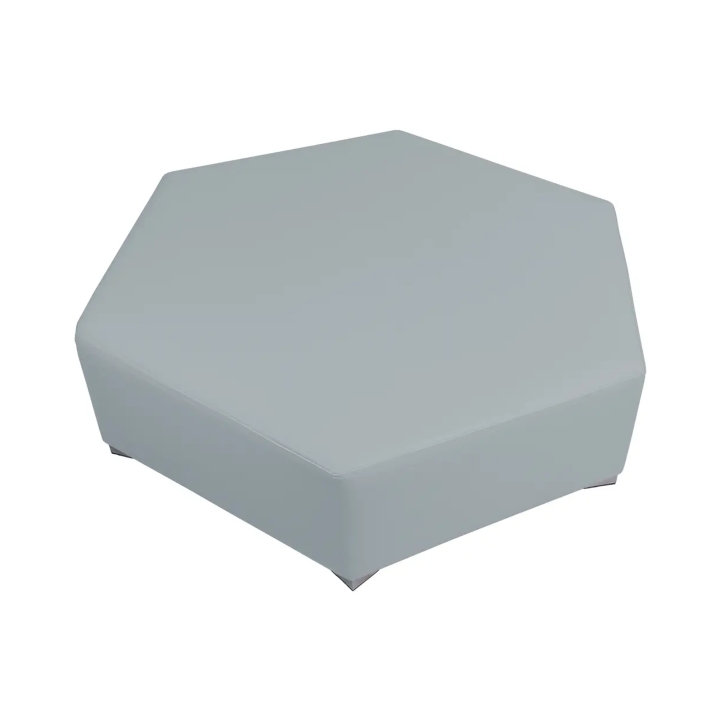 Siedzisko sześciobok Emi, strefa wypoczynku dla dzieci, piankowe siedzisko