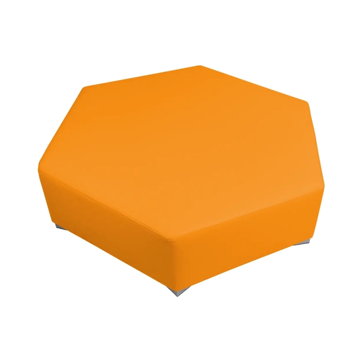 Siedzisko sześciobok Emi, strefa wypoczynku dla dzieci, piankowe siedzisko