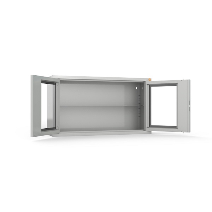 Szafa medyczna wisząca 1-drzwiowa, drzwi hartowane