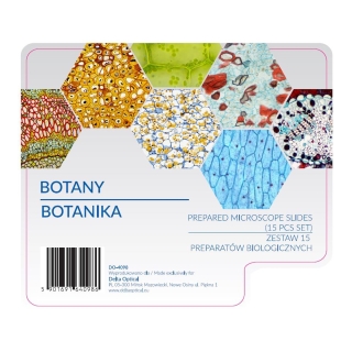 Zestaw preparatów-Botanika 15 szt.(pęd dyni, bulwa ziemniaka...)