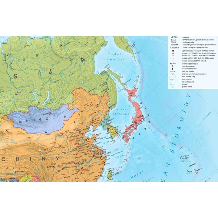 Afryka - ścienna mapa polityczna