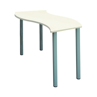 Stół owalny, metalowe nogi, blat 22mm, solidna konstrukcja