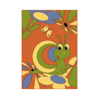 Dywan Maciuś - terakota | Certyfikat "Bezpieczny dla dziecka"