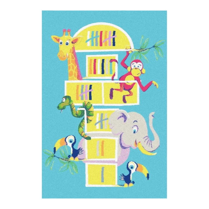 Dywan Funky Top Tom - lazur | Dywany sensoryczne dla dzieci