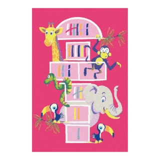 Dywan Funky Top Tom - amarant | Dywan sensoryczny w żłobku