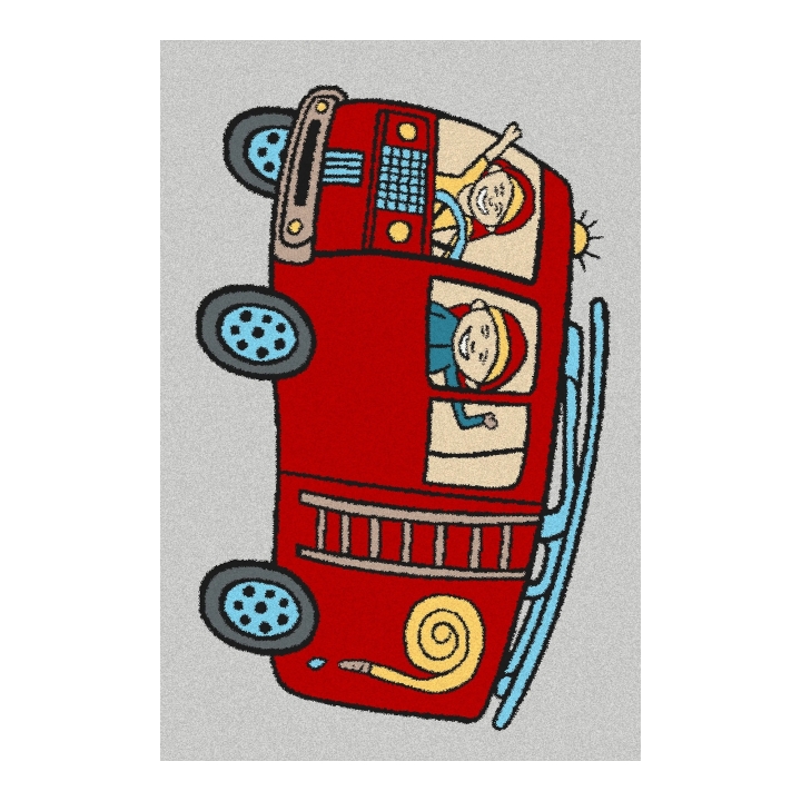 Dywan Funky Top Straż - szary | Zabawa sensoryczna w żłobku