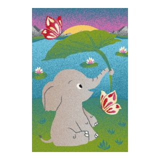 Dywan Funky Top Elephant - zielony