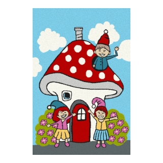 Dywan Funky Top Skrzaty - błękit