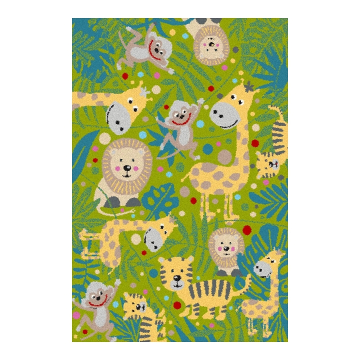 Dywan Funky Top Jungla - zielony | Darmowa dostawa dla szkół i placówek publicznych