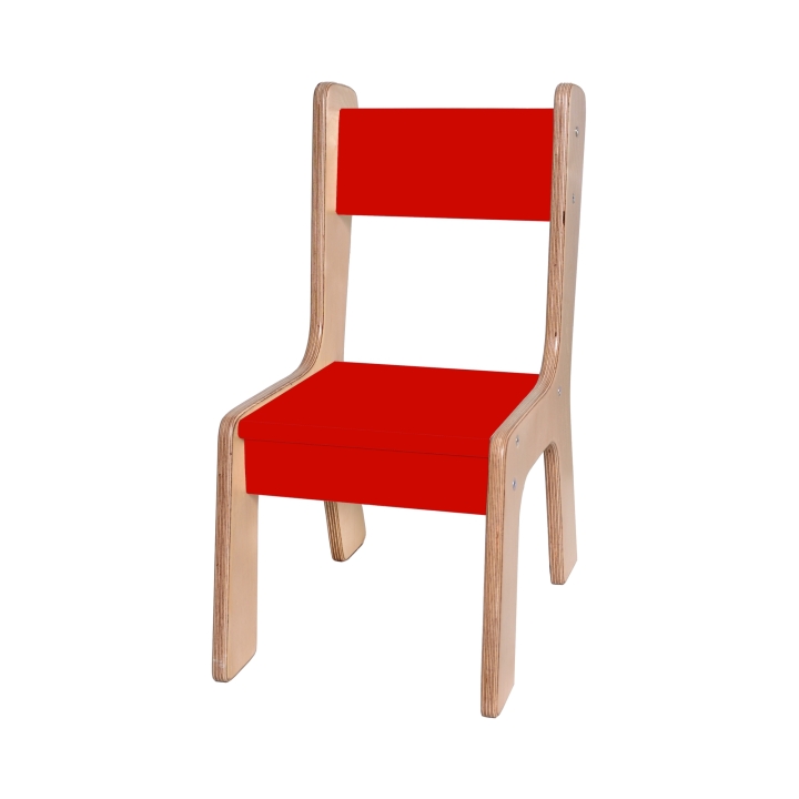 Kolorowe krzesło przedszkolne, krzesełko Kamil, bogata kolorystyka