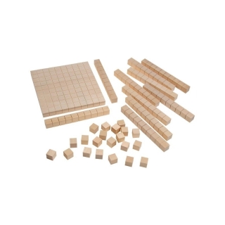 System dziesiętny klocki podstawowe, drewniane | Darmowa dostawa dla szkół i placówek publicznych
