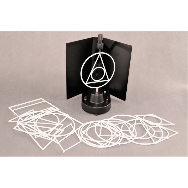 Przyrząd do demonstracji brył obrotowych