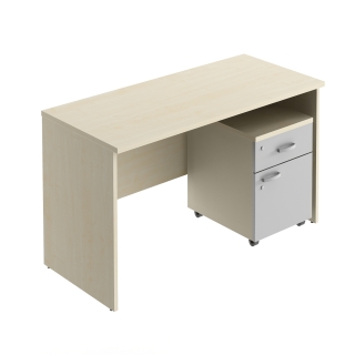 Biurko z szafką mobilną | Wyposażenie szkolnego laboratorium