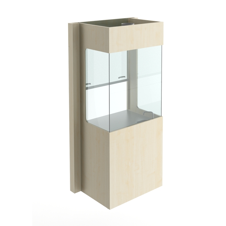 Narożne dygestorium demonstracyjne | Szkolna pracownia chemiczna