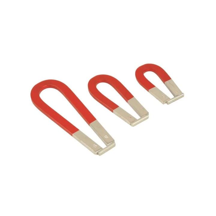 Magnesy podkowiaste 3 szt. | Pomoce dydaktyczne do pracowni fizycznej