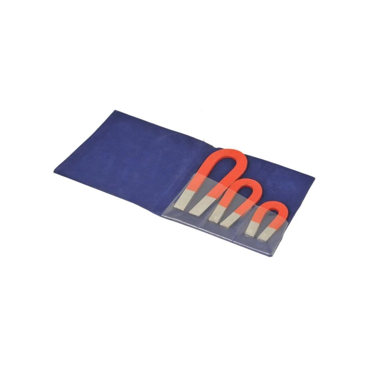 Magnesy podkowiaste 3 szt. | Pomoce dydaktyczne do pracowni fizycznej