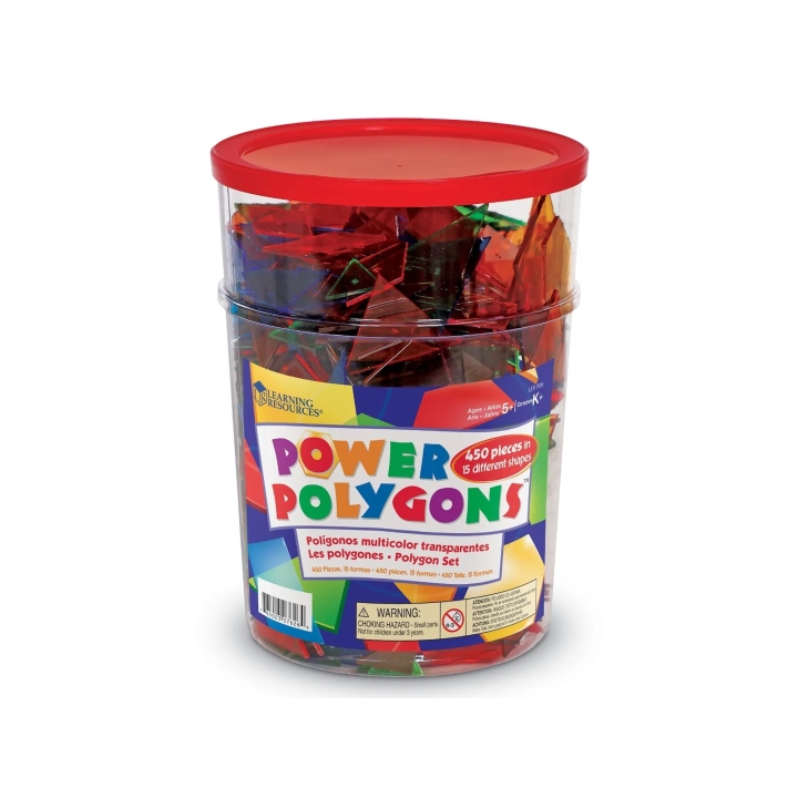 Figury transparentne 450 elementów | Pomoce dydaktyczne do matematyki