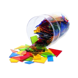 Figury transparentne 450 elementów | Pomoce dydaktyczne do matematyki