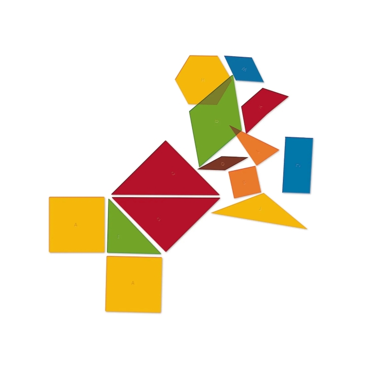 Figury transparentne 450 elementów | Pomoce dydaktyczne do matematyki