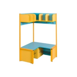 Szatnia Przedszkolak DN - narożna, Certyfikowany Producent Mebli Szkolnych