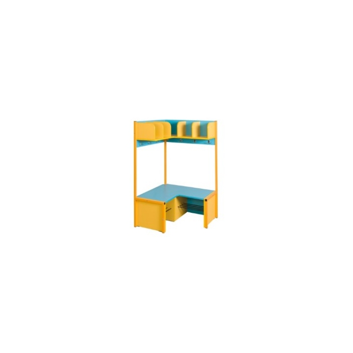 Szatnia Przedszkolak DN - narożna, Certyfikowany Producent Mebli Szkolnych