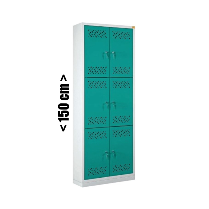 Szafka szkolna skrytkowa KM300 wys. 150